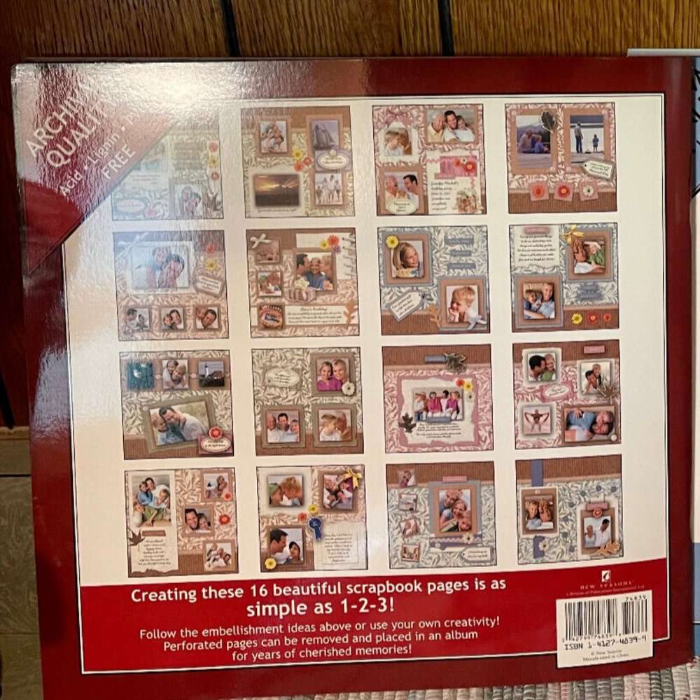 4 Paper Boutique Scrapbooking Simple - - School Days-Baby- 4 Seasons -Memories- - Picture 2 of 4